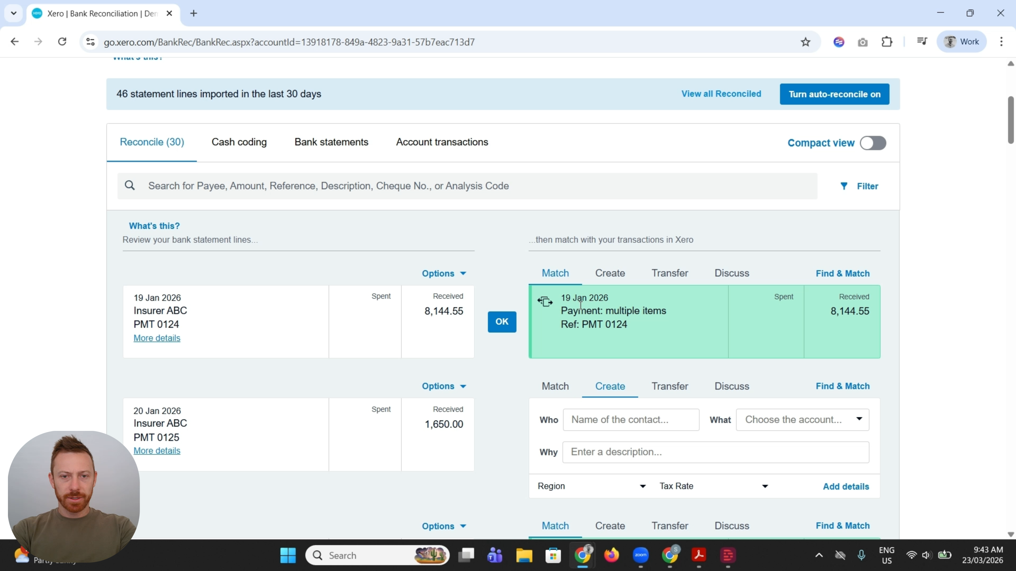 Remittance Go Upload PDF screen showing the drag and drop area — upload your remittance advice PDF to get started